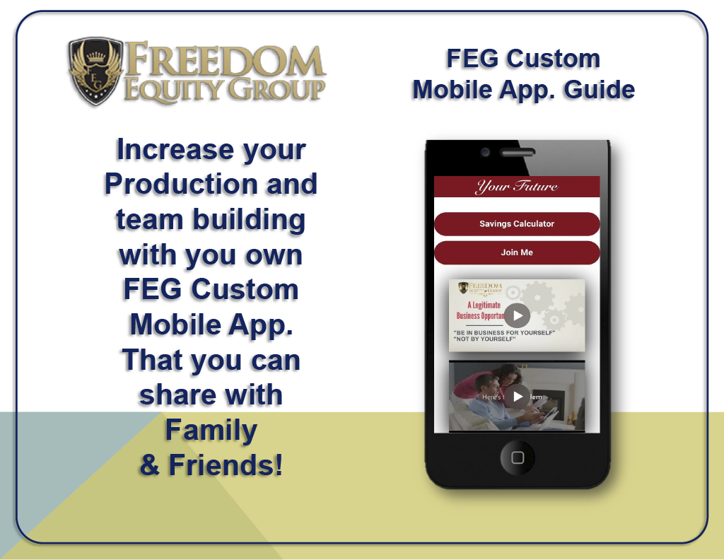 FEG Custom Mobile App Guide 2
